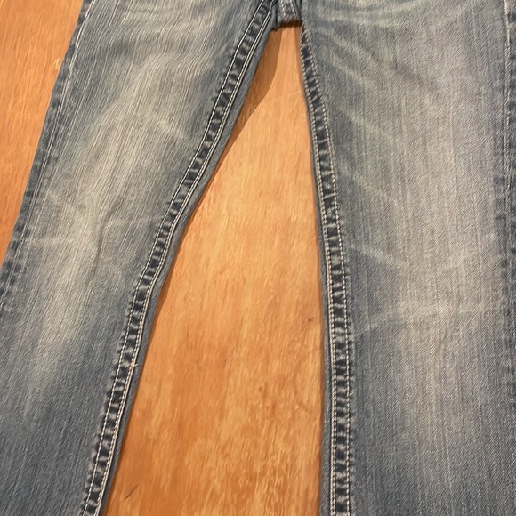 Miss Me Medium Wash Mid Rise Studded Bootcut Jean, Women's Size 27x33 - Picture 3 of 11